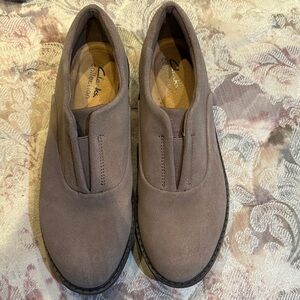 Clarks airabell sky Taupe Slip-On Loafers